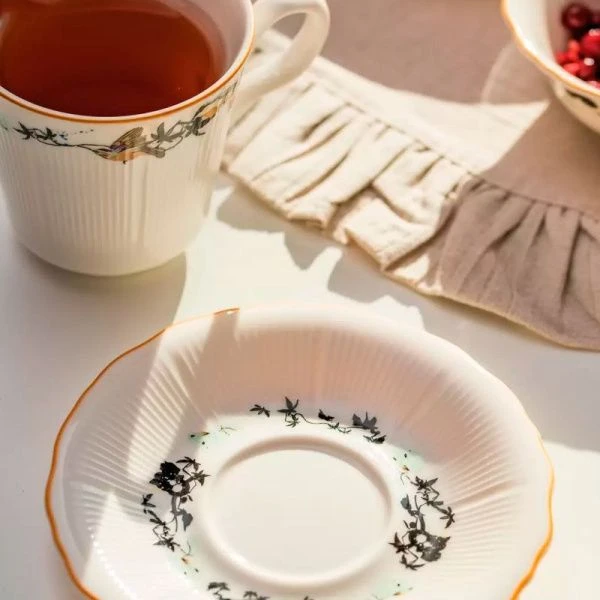 Чайный набор 2пр фарфор Masquerade на 1 персону 200мл MSQ-002 (24)