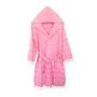 Халат пештемаль 100% хлопок с капюшоном SULTAN XL розовый