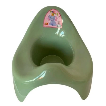 Горшок детский 28,5*28*22см пластик ДУНЯ оливковый 11106 (50)