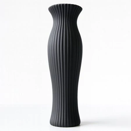 Ваза для сухоцветов 60см керамика серая JC-15985 (8)