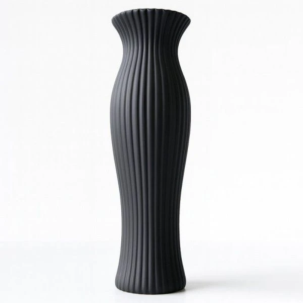 Ваза для сухоцветов 60см керамика серая JC-15985 (8)