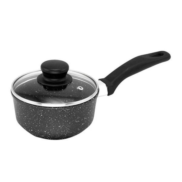 Ковш 2л алюминий АП ГРАНИТ МЕЧТА со стекл.крышкой 18см Dariis КБВР-200 (10)