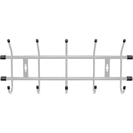 Вешалка 5 крючков настенная 484*188мм металл серая матовая ВН5 (5) 186530004