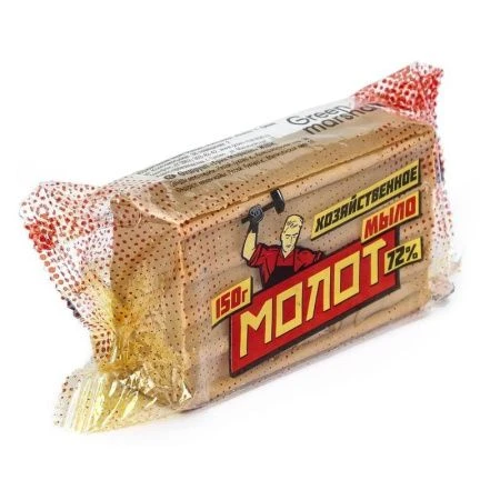 Мыло хозяйственное 72% 150г в уп. (72)