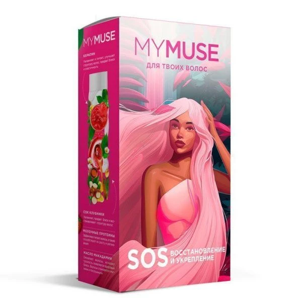 Набор шампунь и бальзам 250мл SOS восстановление MY MUSE (6)