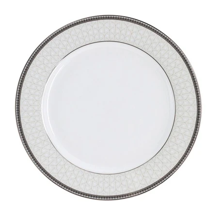 Чайный набор 40пр фарфор РИВЬЕРА на 12 персон 300мл белый с серебристым кантом AL-1006/40-E11 (2)