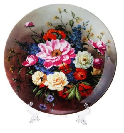 яяяТарелка декоративная 20см Райские цветы 130597