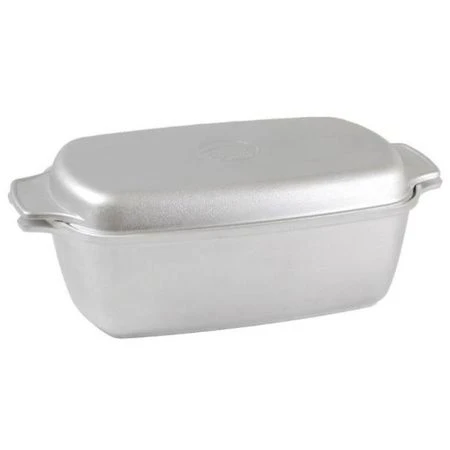 Гусятница 4,5л алюминий с крышкой (5)