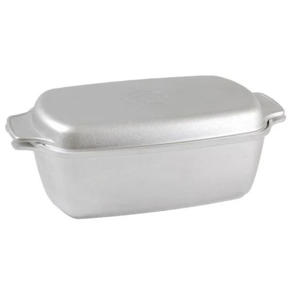 Гусятница 4,5л алюминий с крышкой (5)