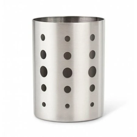 Подставка для столовых приборов 15*11,5*8,6см нерж.сталь овальная  JC-18153 (72)