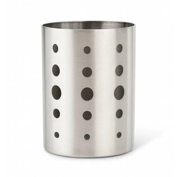 Подставка для столовых приборов 15*11,5*8,6см нерж.сталь овальная  JC-18153 (72)