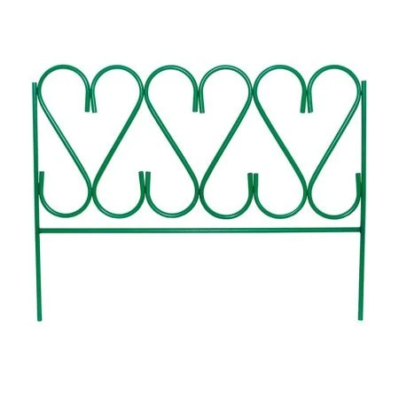 Заборчик садовый металл 5 секций Изящный 0,54*0,68м (1)