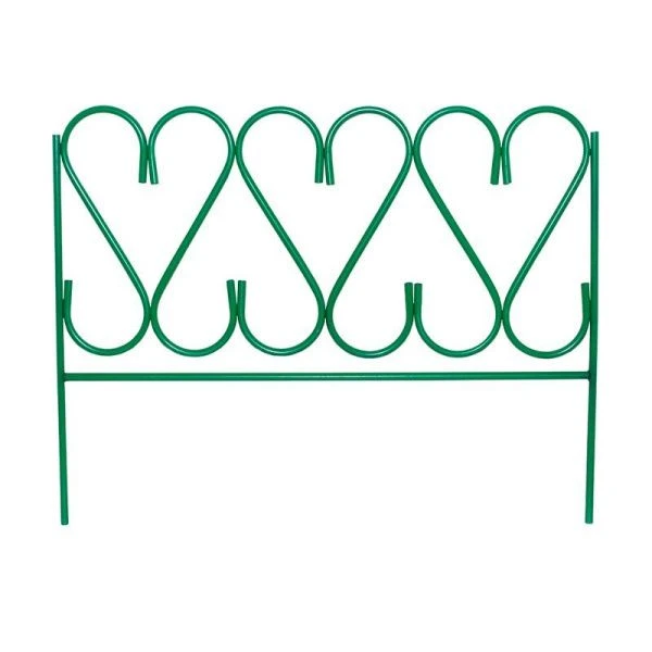 Заборчик садовый металл 5 секций Изящный 0,54*0,68м (1)