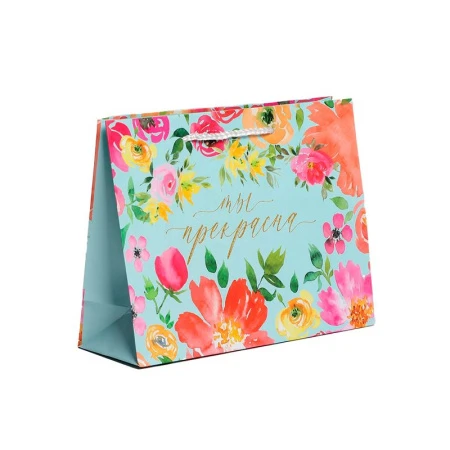 Пакет ламинированный 23*18*8см горизонтальный Beautiful Пакет ламинированный 23*18*8см горизонтальный Beautiful