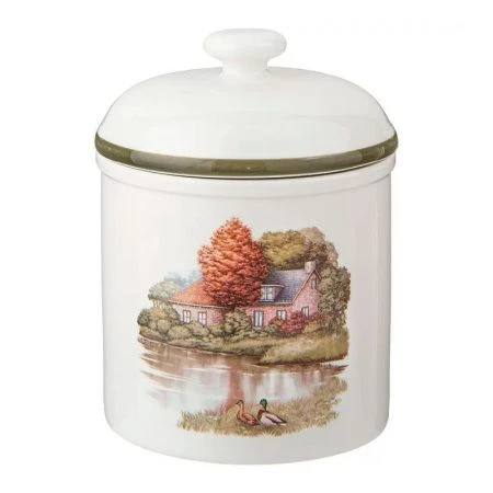 Банка для сыпучих продуктов 500мл 14см фарфор Family House (18)