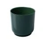 Горшок цветочный 6,4л 22см пластик ДЕЛЬТА с вкладкой нефрит (3)
