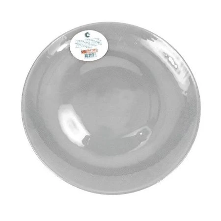 Тарелка мелкая 32см стекло крем-серый плоская 17285/O (6)