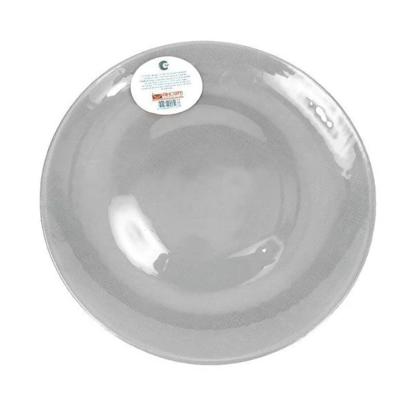 Тарелка мелкая 32см стекло крем-серый плоская 17285/O (6)