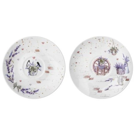 Чайный набор 12пр фарфор ЛАВАНДОВЫЕ КОТЫ на 6 персон 275мл (4)