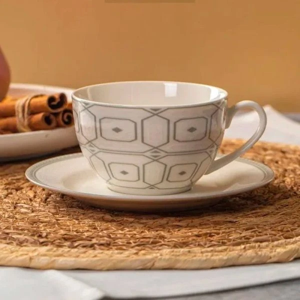 Чайный набор 2пр фарфор ALEKSANDRIA на 1 персону 220мл TDS685 (12)