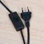 Лампа настольная с абажуром керамика 35см зеленый/белый,серый,желтый YM220312 (24)