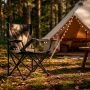 Стул складной с подлокотниками 49*49*80см металл/ткань 73-109