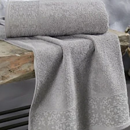 яяяПолотенце махровое 70*140см Karna MELEN (Серый)