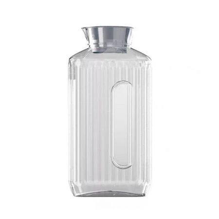 Кувшин 1,5л 11,8*8,5*22см пластик TREND серый металлик (12)