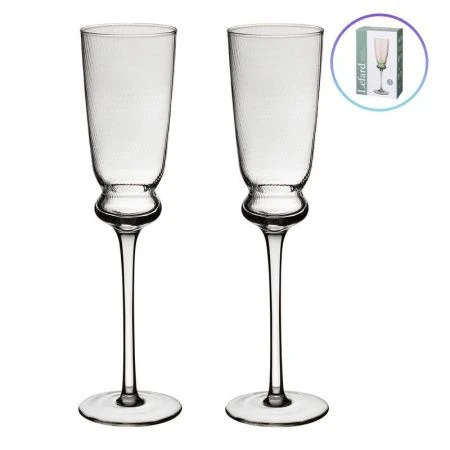 Бокалы для шампанского набор 2шт 210мл стекло Twist & Shine (15)