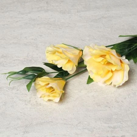 Цветы искусственные Эустома 80см пластик C-80 (100/800)