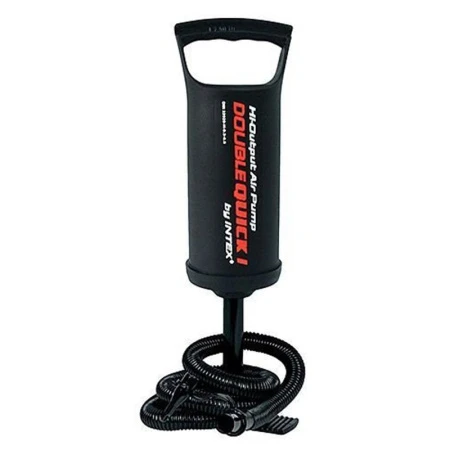 Насос ручной пластик 29см шланг с 3 насадками Double Quick I (12)