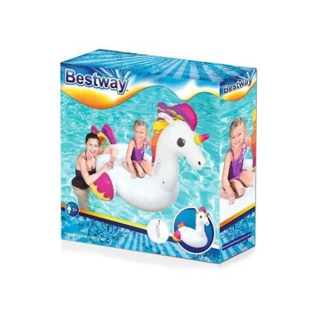 Игрушка-наездник надувная ПВХ Единорог 155*119см до 45кг, от 3 лет 41114 (8)