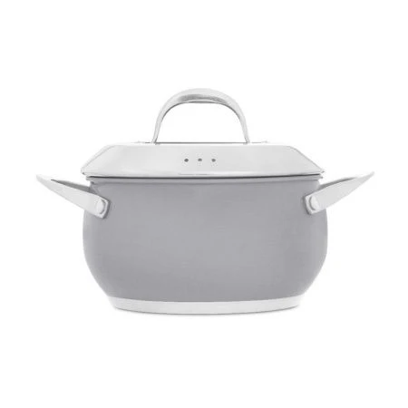 Кастрюля 2,5л нерж.сталь MAGNIFICA со стекл.крышкой 18см серая ASM051-G (4)