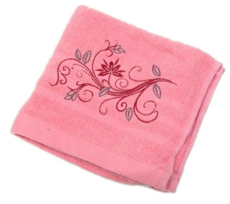 яяяПолотенце махровое 50*90см с вышивкой 5090-В