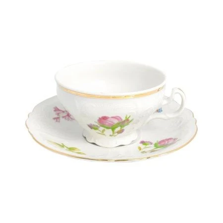 Чайный набор 12пр фарфор ВЕСЕННИЕ ЦВЕТЫ Бернадотт на 6 персон 220мл