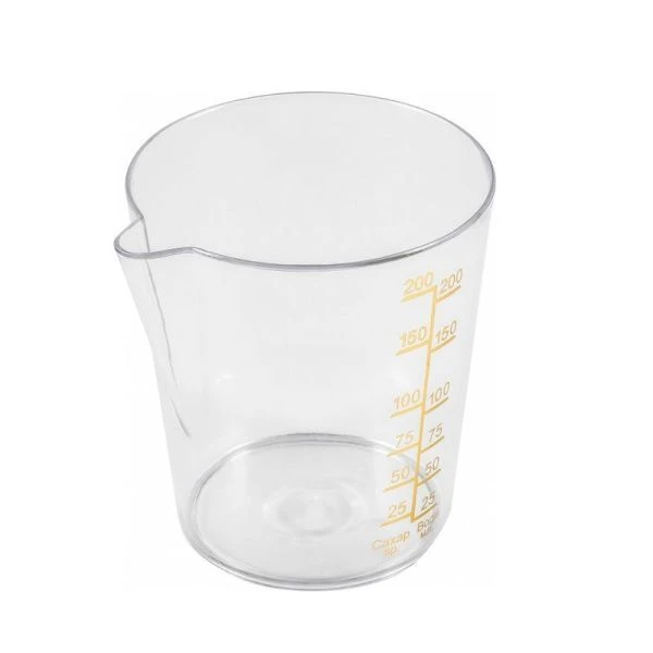 Мерный стакан 200мл пластик натуральный (66)