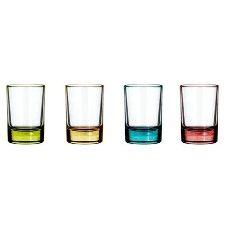 Стакан 50мл стекло Гладкий ЛАК МИКС Модерн (96)