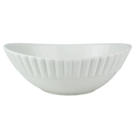 Салатник 1л 25*19*9см фарфор овал JC-8207 (24)