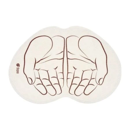 Коврик войлочный 43*30 см "Ладони" для бани и сауны "Банные штучки" (20)