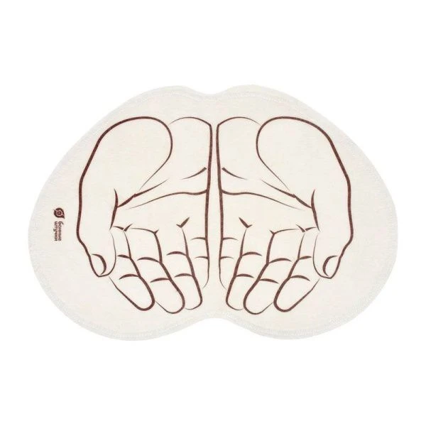 Коврик войлочный 43*30 см "Ладони" для бани и сауны "Банные штучки" (20)