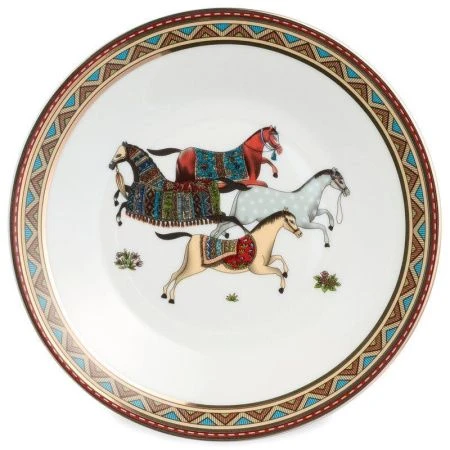 Чайный набор 8пр фарфор ЛОШАДЬ на 4 персоны 250мл (8)