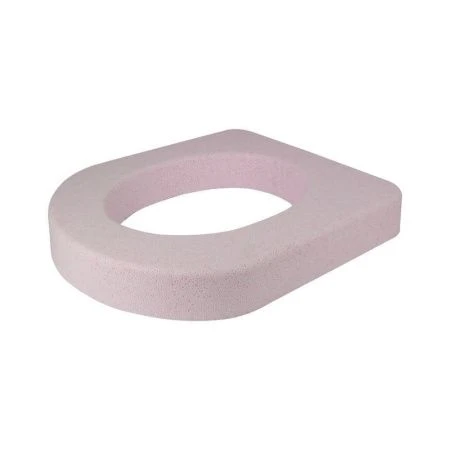 Сиденье на унитаз пенопласт розовый (6)