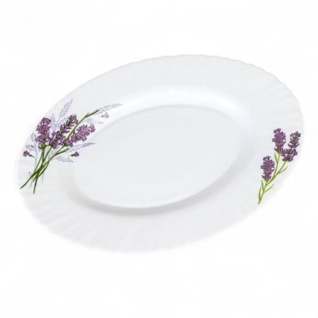 Блюдо 30см стеклокерамика ЛАВАНДА овальное LHYP-120XN (24)