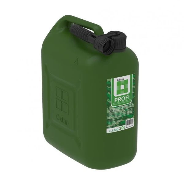 Канистра 20л полиэтилен ПРОФИ Oktan ГСМ зеленый (6)
