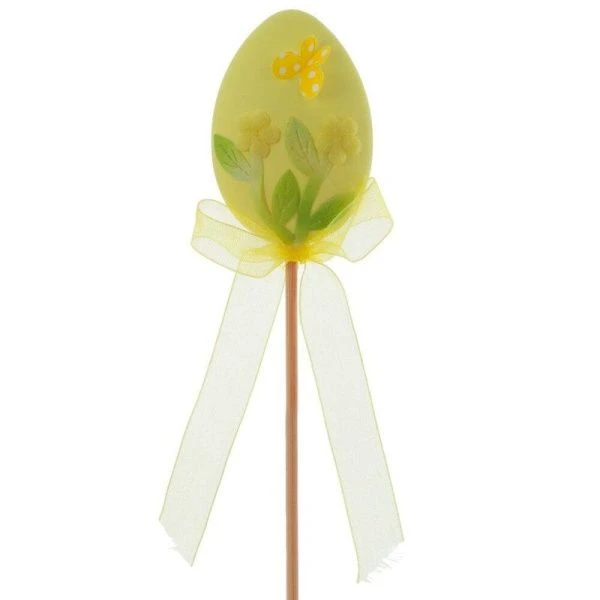 Стикер пасхальный Яйцо пасхальное 4,5*2,5*24,5см, 2 вида (12/960)