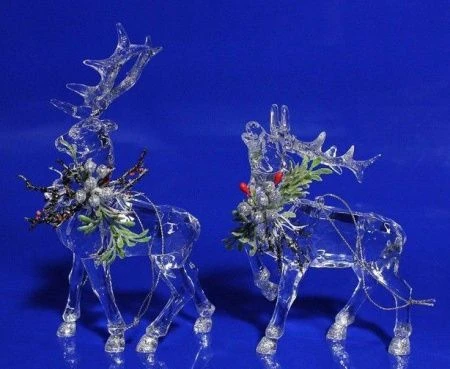 яяяФигурка-подвеска ОЛЕНЬ 12,7-16см BR-82520A/B AK7828 (2-36)