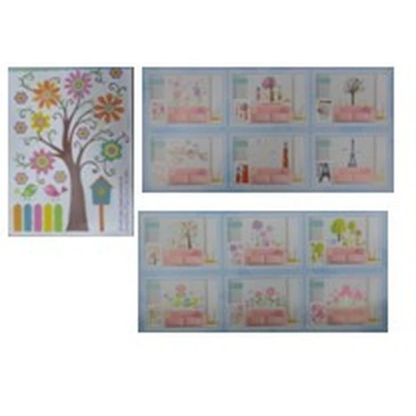 Наклейка декоративная 70*50см (12видов) PEZ1001-1012 (120)