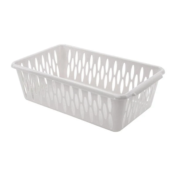 Корзинка 25,5*15*7,2см пластик Light S белое облако (36)