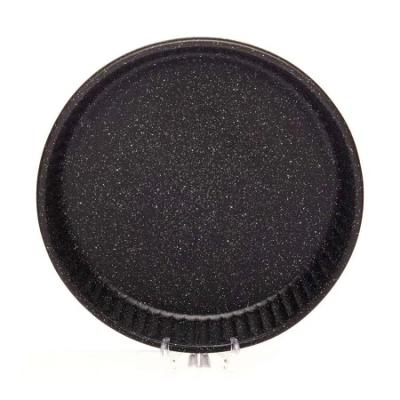 Форма для запекания 1,72л 26см стекло БОРКАМ круглая керамическое АП черная 59044NS1 (6) Форма для запекания 1,72л 26см стекло БОРКАМ круглая керамическое АП черная 59044NS1 (6)