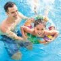 Круг для плавания ПВХ Прозрачное кольцо 61см, от 6-10 лет, 3 вида (36)